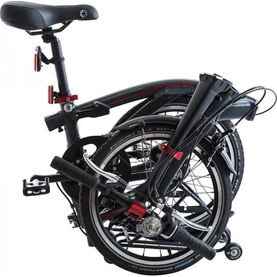 DAHON CURL Ei4 16"czerwony ELEKTRYCZNY ROWER SKŁADANY